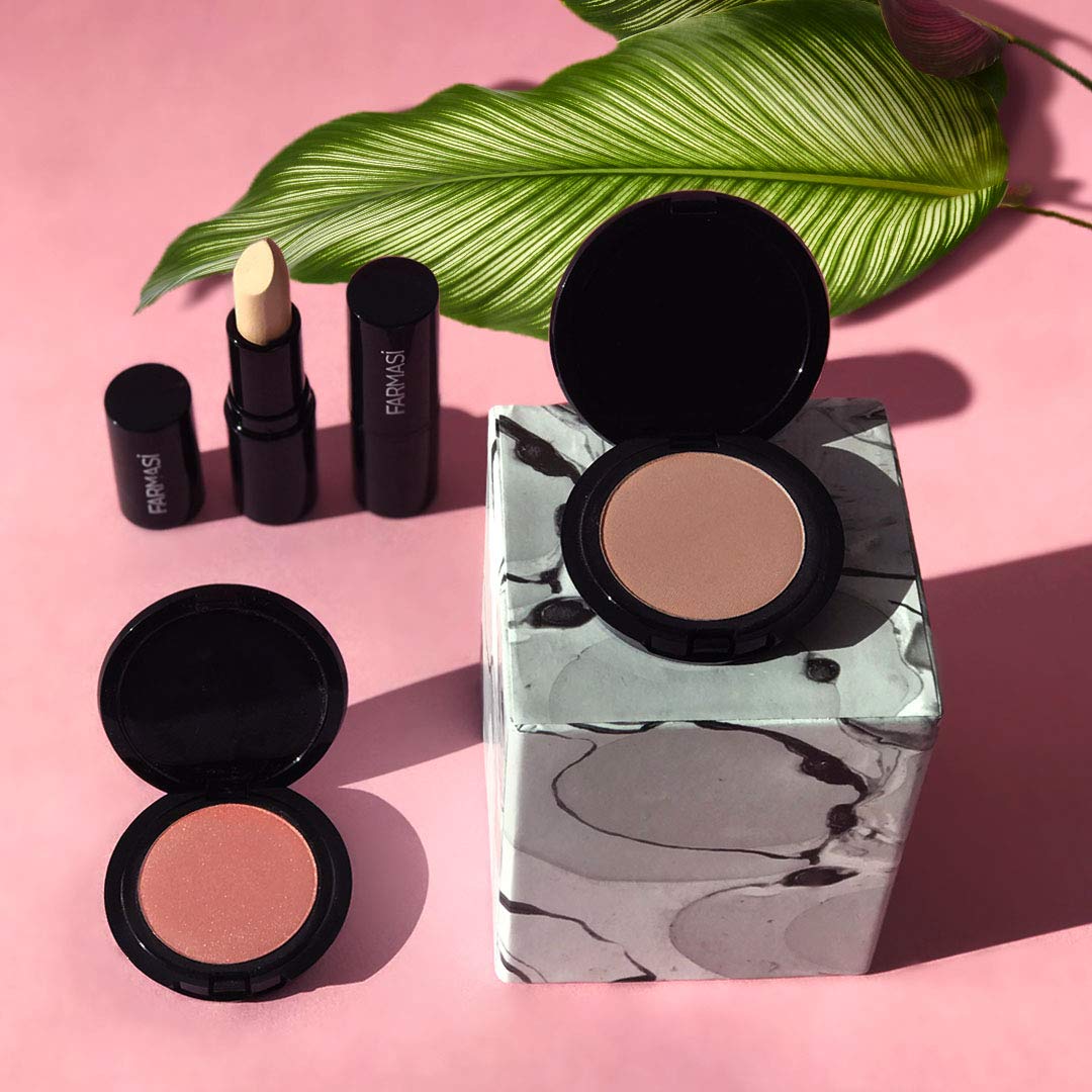 farmasi blush swatches
