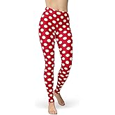 sissycos Women's 80s Leggings Buttery Soft Rainbow Stripes Printed Stretchy Pants