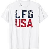 LFG USA - USWNT Players Association Soccer T-Shirt