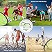 iSiLER Pop Up Soccer Goal, Portable Soccer Nets Size 4’, Two Foldable Soccer Nets with Carry Bag, Kids Soccer Goal 1.3lb Ultra-light Weight