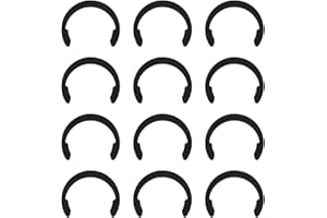 12pcs Retaining Clip Rings for Cricut Maker, Metal C-Shaped Rubber Roller Resolution Rubber Roller Replacement, Keeping in Pl