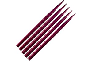JIG PRO SHOP (5 Pack) of 3 1/2" Red Tapered Tip 550 Type III Paracord FID, Lacing, Stitching Needles