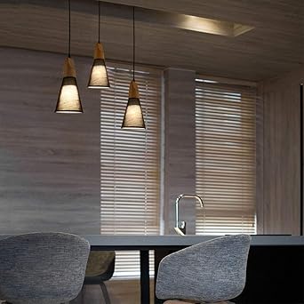 Lighting Ceiling Fans E26 Hanging Lamp With Wood Decoration