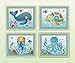 Sweet Ocean Dreams. Nursery Wall Art Print Collection (8