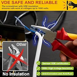 AKM 4-Piece 1000V VDE Insulated Tools Set - Pliers