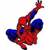 valstick Spider Man Cartoon Car Bumper Sticker Decal 4"x 5"