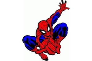 valstick Spider Man Cartoon Car Bumper Sticker Decal 4"x 5"