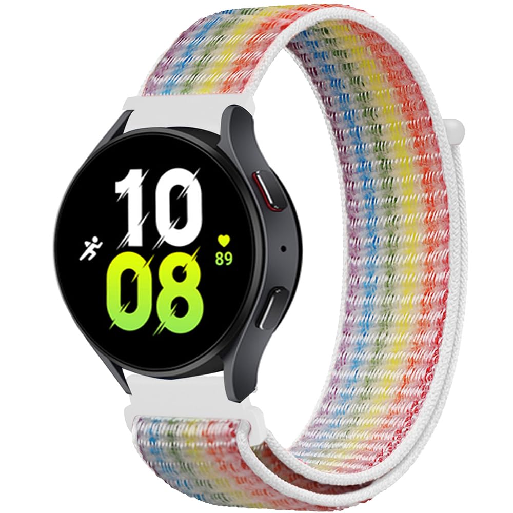 Breathable Watch Strap Sport for Garmin Vivoactive 4,Venu 4 45mm/3/2, 22mm Nylon Bracelet Replacement Band for Garmin Forerunner 570 47mm/970/255/265 Music