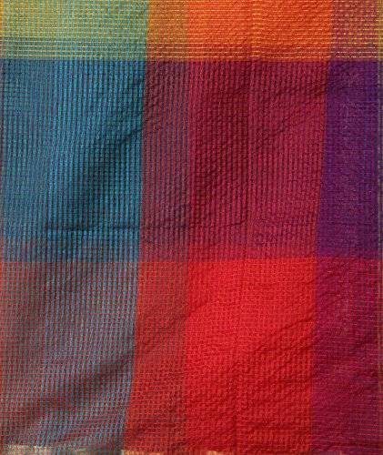 Multi Colour Silk Dupatta