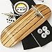 Peoples Republic Zebra 32mm n.EXT Complete Wooden Fingerboard w CNC Lathed Bearing Wheels