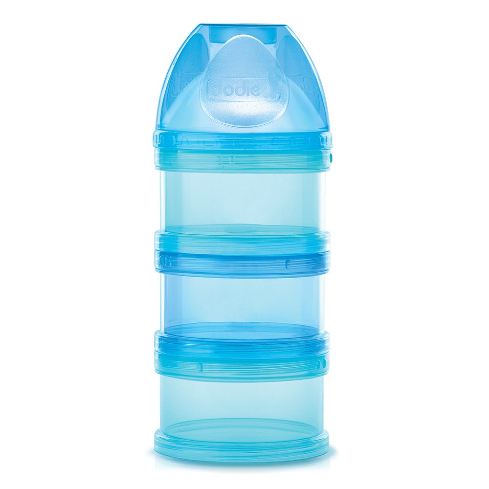 Dodie Dosing Box, Transparent, Individually Removable, Blue/Lagoon