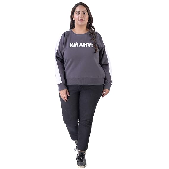 grey sweatshirt womens