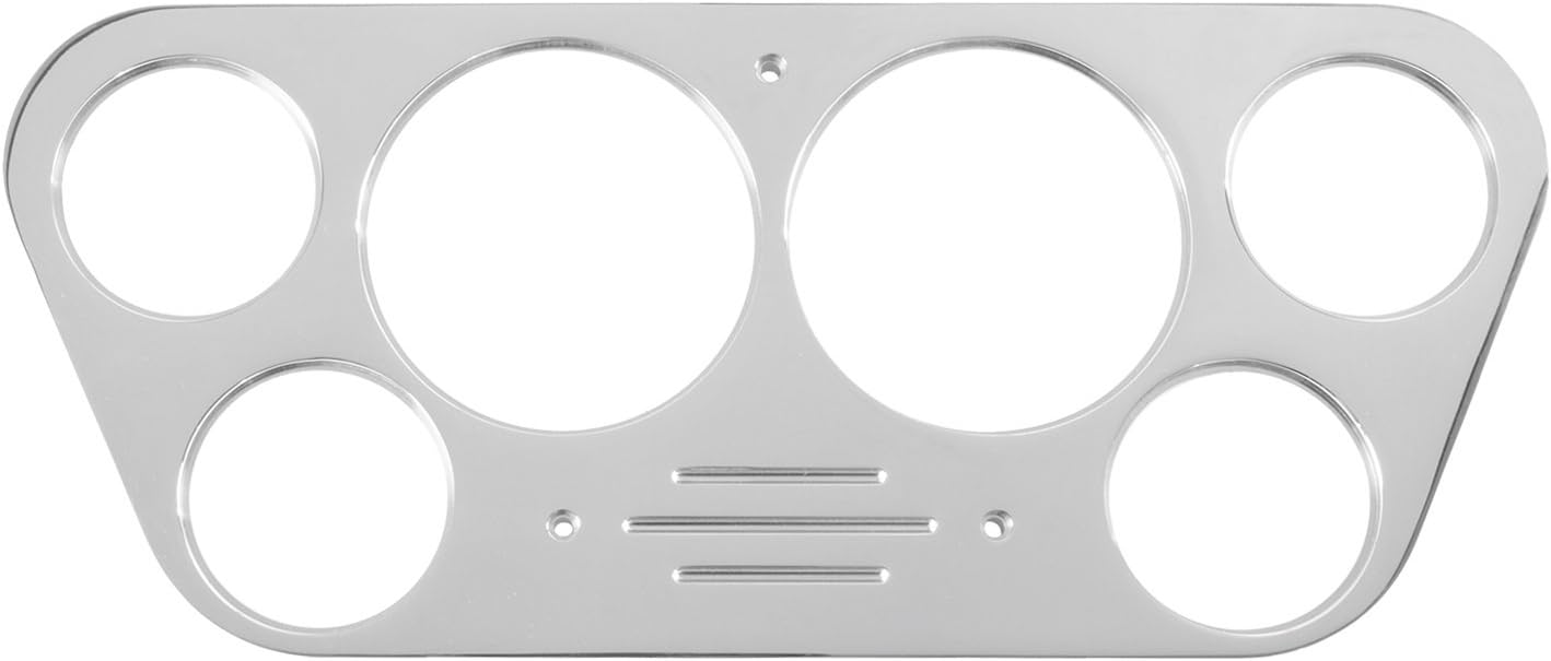 AutoMeter 7048 Dash Panel, Ford Truck 53-55, 2 X 3-1/8", 4 X 2-1/16", Billet