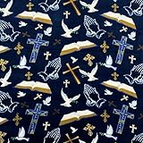 Pico Textiles 2 Yards Bolt - Christian Prayer Bible