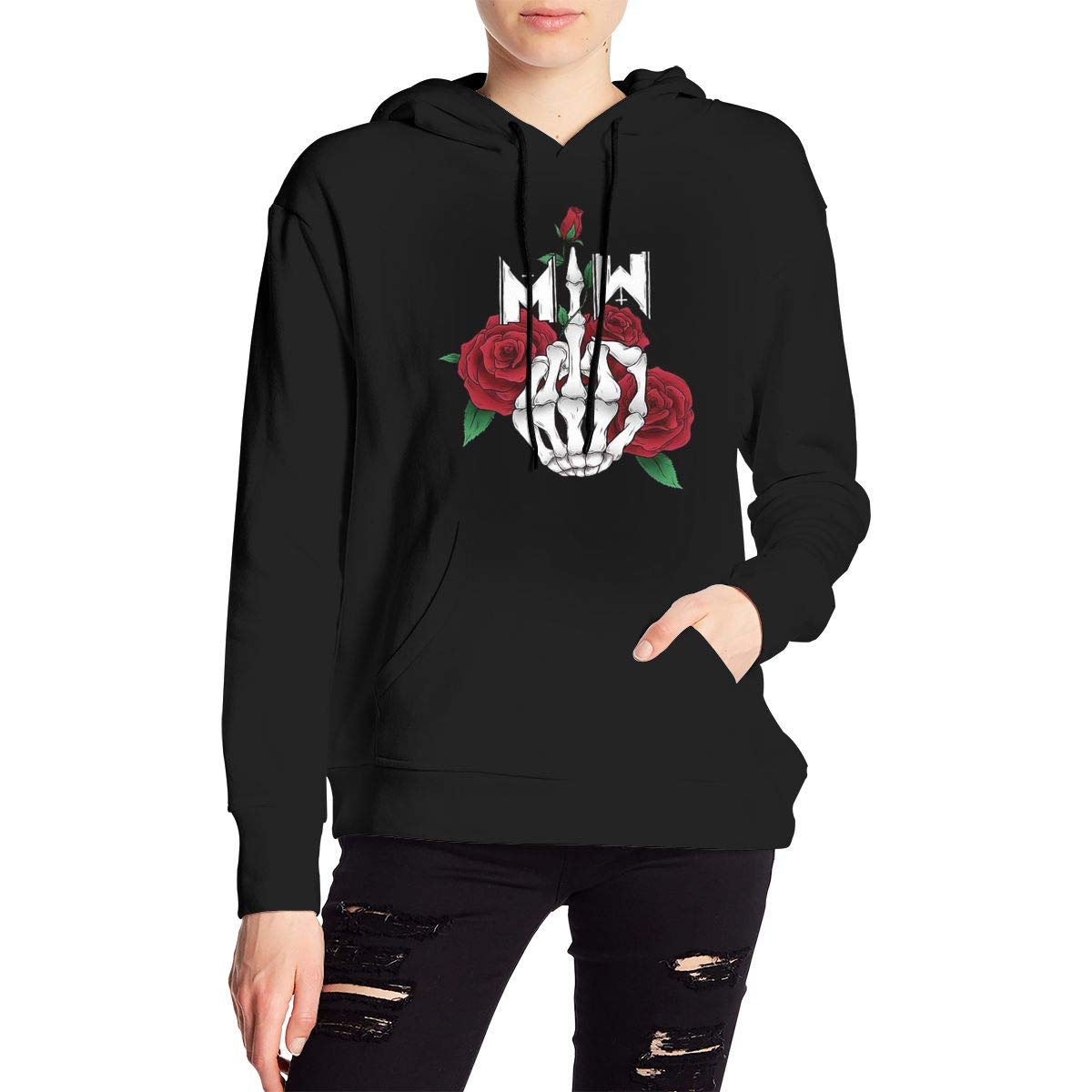 Motionless in White Hoodie Women's Long SleeveLittle Kids with Pocket Top Amazon.in Clothing