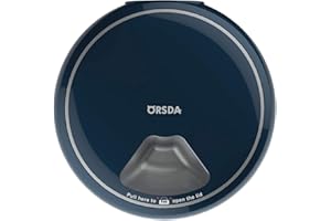 ORSDA Automatic Cat Feeder Wet Food/Dry Food, 5 Meal Timed Pet Feeder with Timer Programmable & Voice Recorder, Dual Power Supply Auto Feeder for Cats/Small Dogs