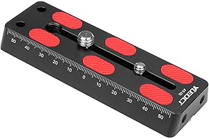 YUEOCT 120mm/4.72" Telescope Rail Bar Vixen Style Dovetail Mounting Plate, with 1/4" 3/8" D Ring Camera Screw for Telescope Saddle Mount Base OTA Equatorial Head Tripod Adapter Sky Astrophotography