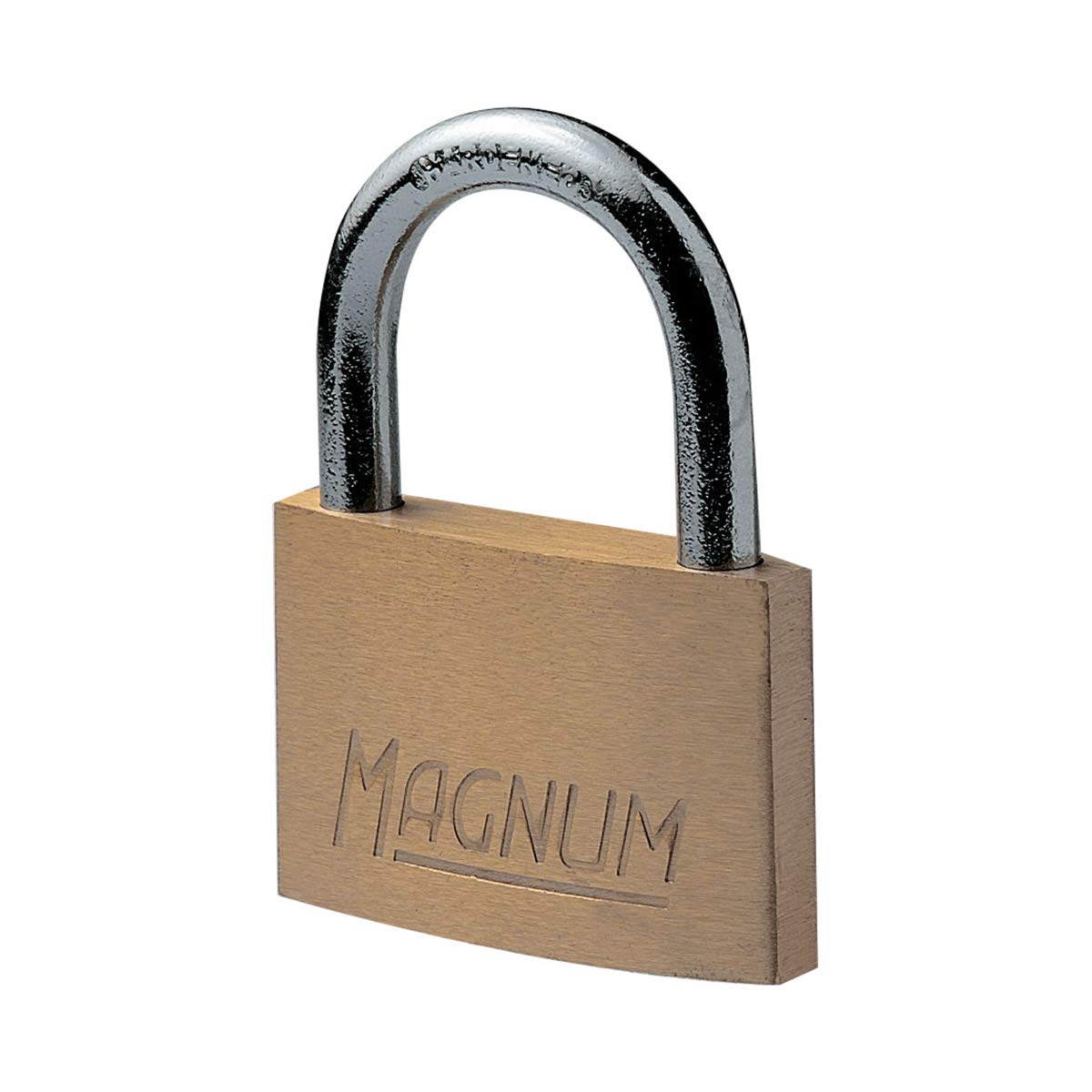 Master Lock CAD30 Magnum Small Padlock with Brass Body and Key, Gold, 4,3 x 3 x 0,8 cm, 30mm