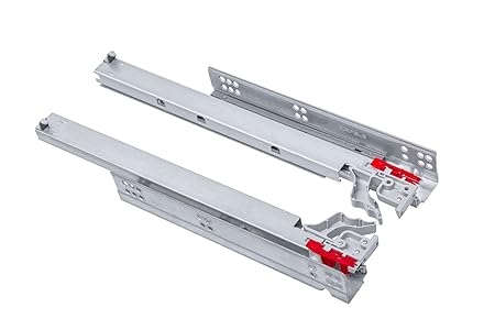 Gedotec Softclosing Fully Extendable Rails Telescopic Sliding