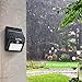 Litom Solar Lights Outdoor Super Bright 8 LEDs Security Lights Wireless Waterproof Motion Sensor Lights for Patio, Deck, Yard, Garden 4 Pack