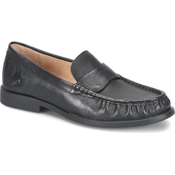 Born Black Classic Pebblegrain Leather Penny Loafer Size 11 Amazon.com | BORN Women main image 4