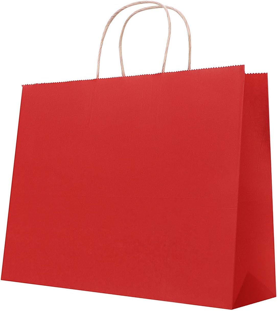 10pcs Kraft Paper Gift Bags Hen Party Bags Bride Gift Birthday Bag with Braided Handle Recyclable Shopping Tote Bag for Birthday Wedding Baby Shower Christmas Party Supplies Tote Bag
