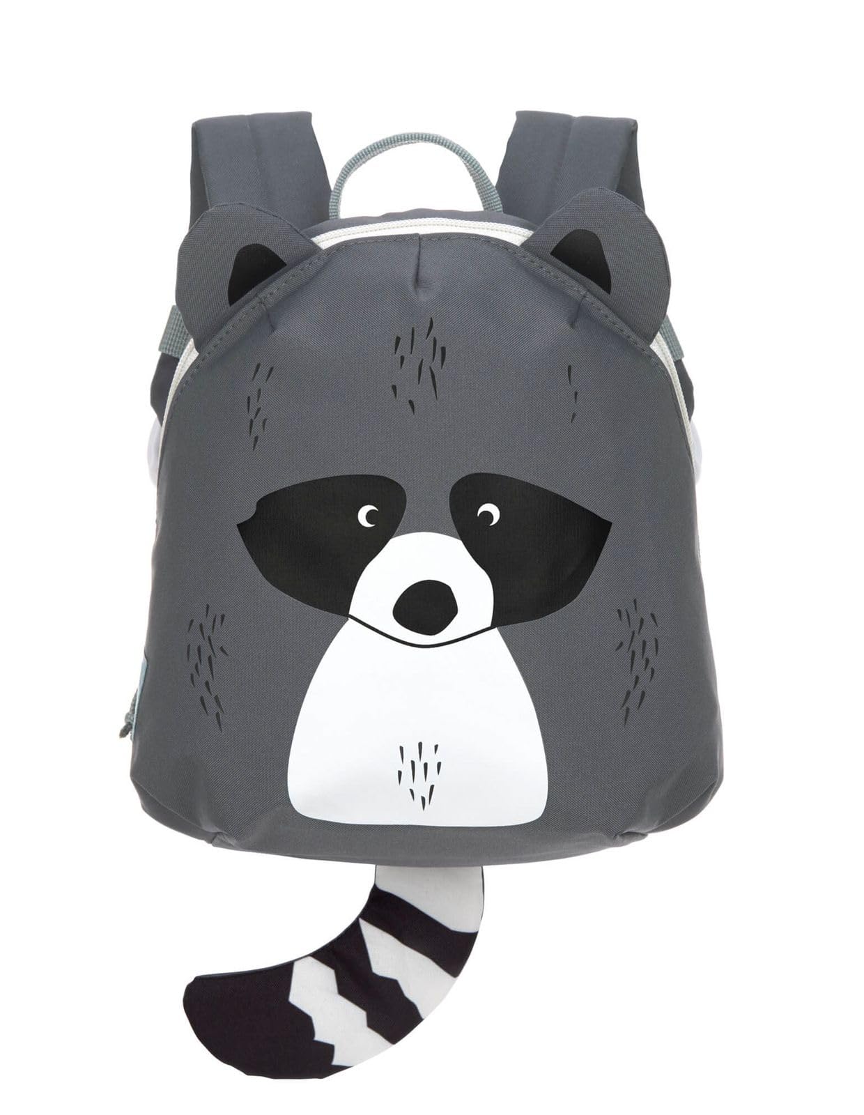 LÄSSIG About Friends Tiny Backpack Small child backpack for daycare with chest strap from 2 years old, 24 cm, 3,5 L, Racoon