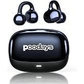 poodays AI Translation Earbuds Real Time, 164 Languages Translator Earbuds, Wireless Translating Ear Buds, Bluetooth Headphones for Travel Business Meeting Learning (Black)