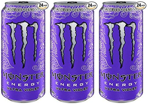 Monster Energy SEZITKBURQ Ultra Violet, 16 Ounce (Pack of 24), 3 Cases