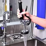KOET Pre-Rinse Spray Head Pull Down Faucet High Pressure Stainless Steel 1/2" view 4