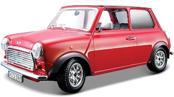 Amazon Co Jp ブラゴ 1 24スケール ミニ クーパー 1969 カラー レッド ホビー 通販