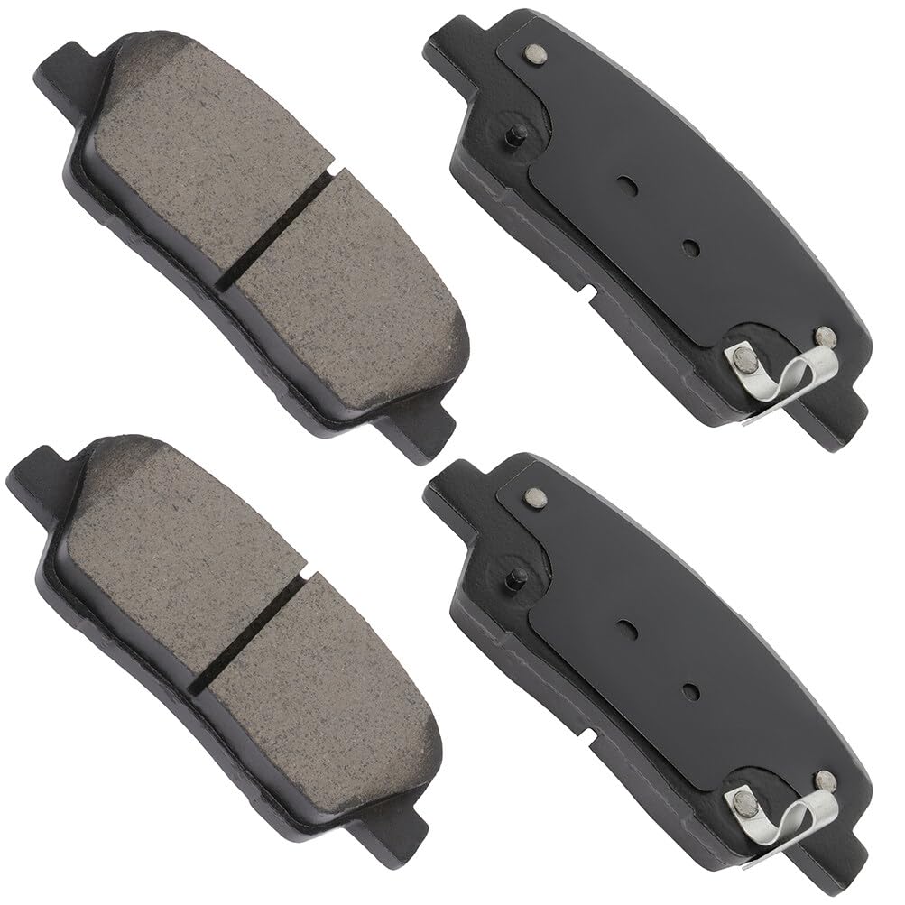 cciyu D1284 Rear Ceramic Disc Brake Pads Kit For