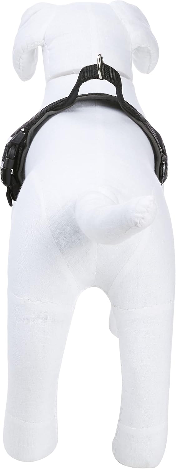 Nobby Classic Preno Norwegian Harness, 50-64 cm+42 cm/25-35 mm, Black/Gray, black/grey, M-L (Pack of 1) - Image 3