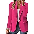Blazers for Women 2025 Trendy Business Casual Jackets Long Sleeve Open Front Cardigan Work Suit Spring Fashion Blazer