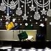 SWORNA Holiday Series SN-64 Merry Christmas Ball Star Snowflakes Decoration Removable Vinyl Wall Window Door Mural Decal Sticker Retail Store/Coffee House/Restaurant/Supermarket/Dress Shop 30