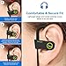 YuanGuo Bluetooth Headphones, Wireless Sports Earbuds with Mic, IPX7 Waterproof HD Stereo Secure-fit Earphones for Gym Running Workout, 8 Hour Battery Noise Cancelling Headsets