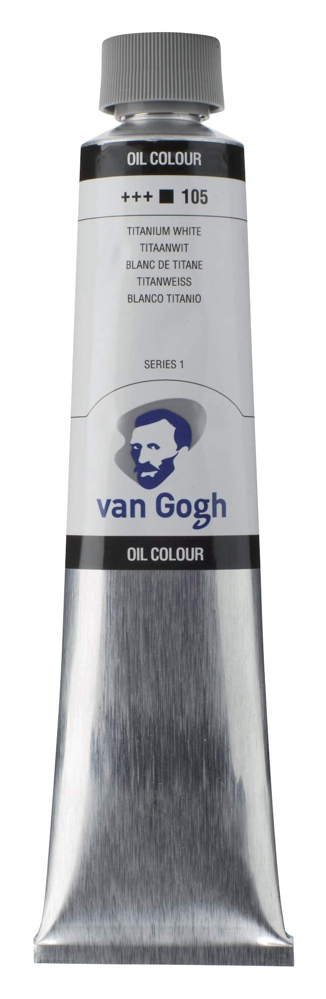 Van Gogh Oil Colour Paint, 200ml Tube, Titanium White 105