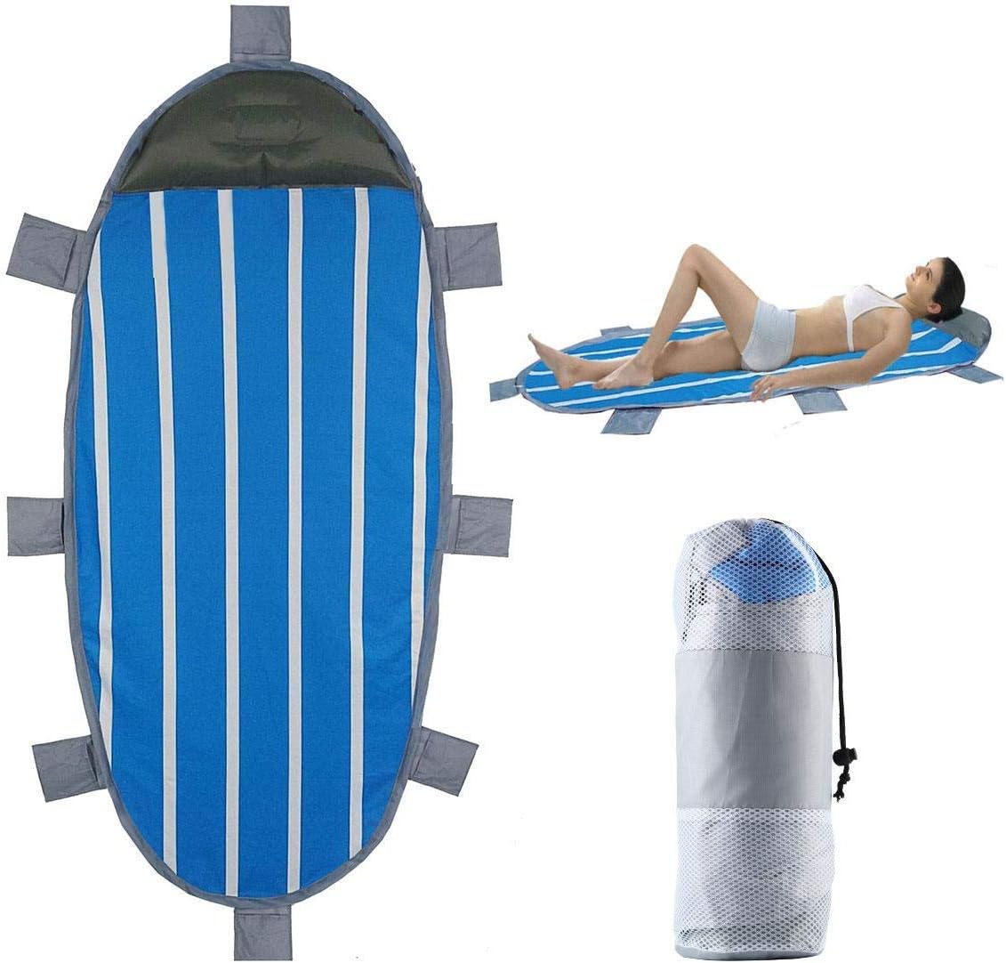 Idtap Beach Mat Portable Outdoor Waterproof Beach Blankets Pad with