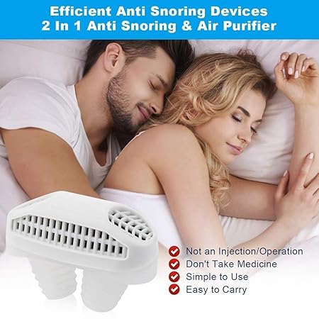 XLBH Dispositivos Anti Ronquidos 2-en-1 Ronquido Tapón Y ...