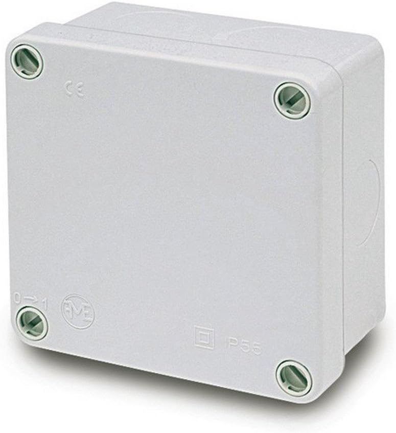 FAMATEL 3071 - Caja estanca 100x100x55 sin conos: Amazon.es: Bricolaje y herramientas