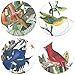 Buttonsmith Audubon Birds Magnet Set - Set of 4 1.25