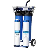 Waterdrop CWE2 Spotless Water System for Car Wash, Deionized Water System | Resin Water Deionizer, Spot Free Rinse for Cars, RVs, Motorcycles &amp; Boats, with Bypass Valve, 20 Inch