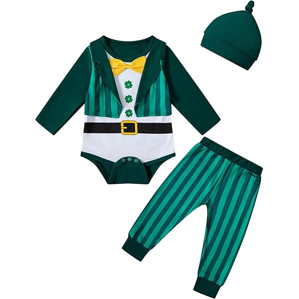 St Patrick's Day Outfits Baby Boy's Patrick's Day Romper - Main Image