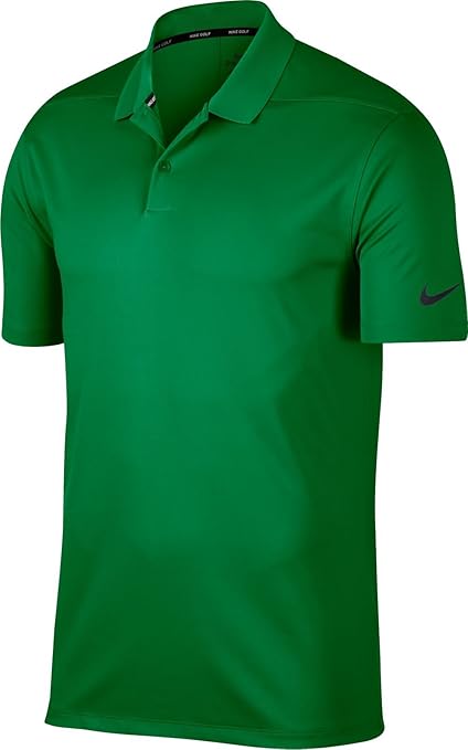 green golf shirt
