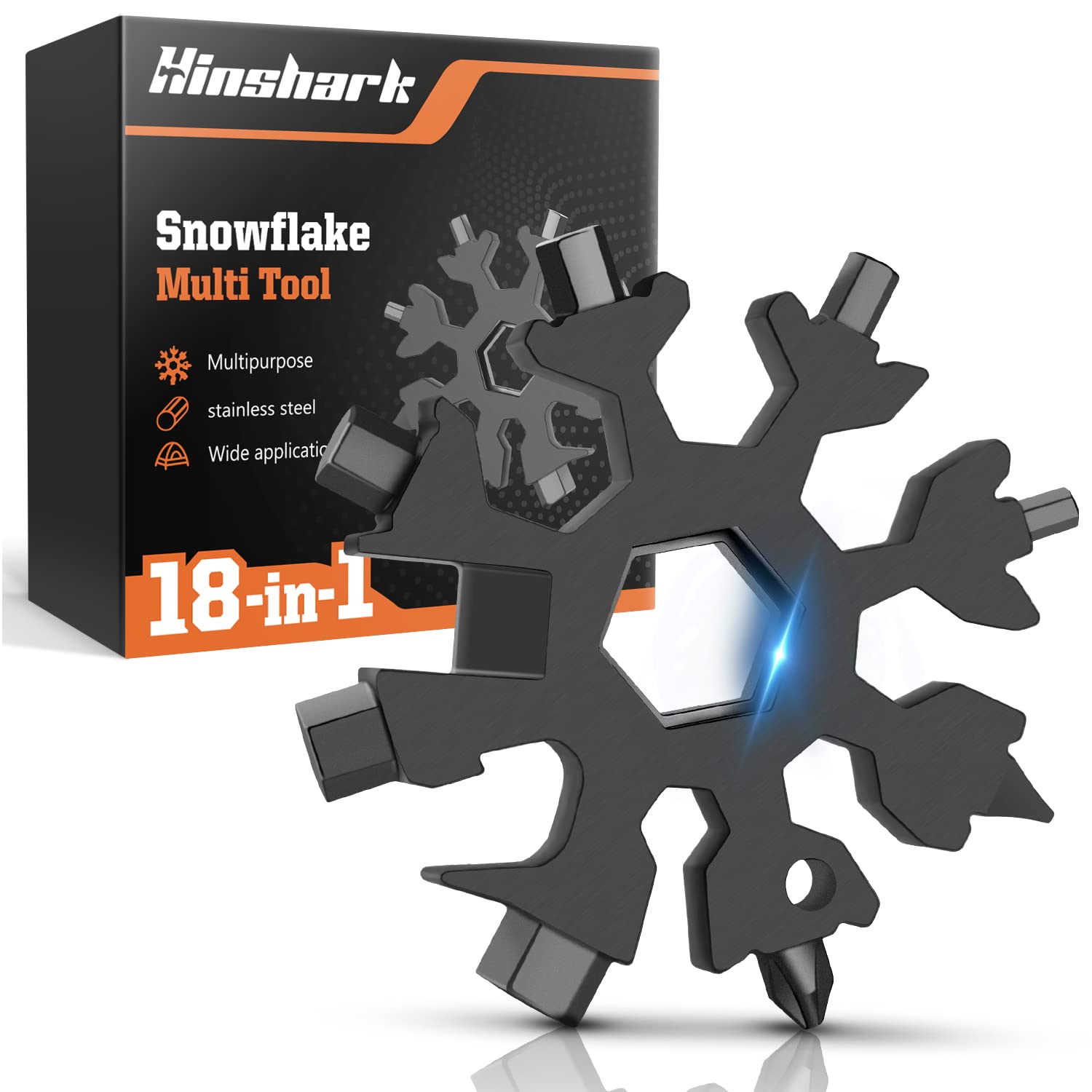 Hinshark Gifts for Men, 18-in-1 Snowflake