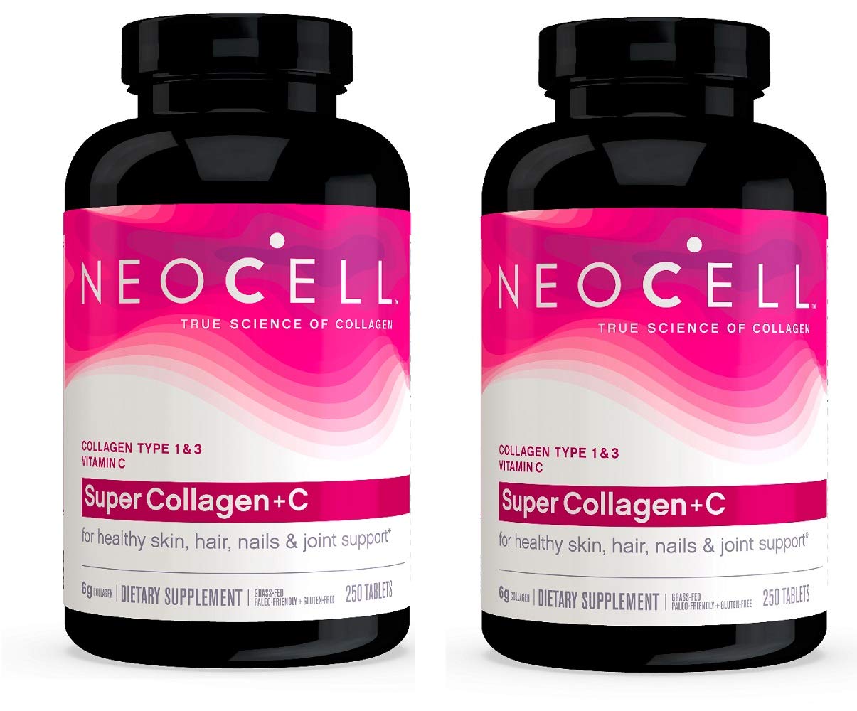 Neocell Super Collagen+C Type 1 and 3, 6000mg plus Vitamin C, 250 Count