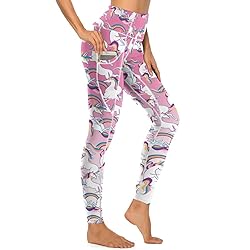 High Waisted Yoga Pants with Pockets Workout