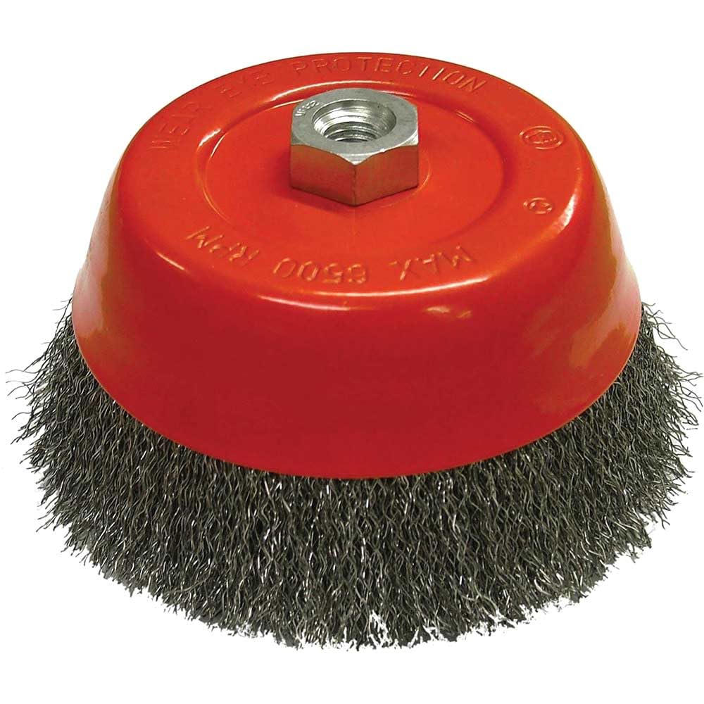 Faithfull WBC150 Wire Cup Brush 150 x M14 x 2 / 0.30mm