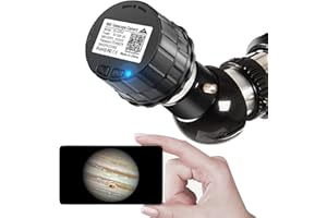 MAIGEVI WiFi Telescope Camera - 32GB Wireless Electronic Eyepiece Supports 2K Video Recording & 16MP Photos, Digital Telescope Camera for 25mm-50mm Scopes, Astrophotography Camera, Planetary and Bird Watching