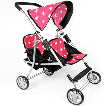 malibu double doll stroller